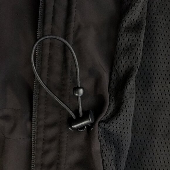 [Joe Fresh] Black Mesh Lined Raincoat | L | Good - Picture 10 of 13